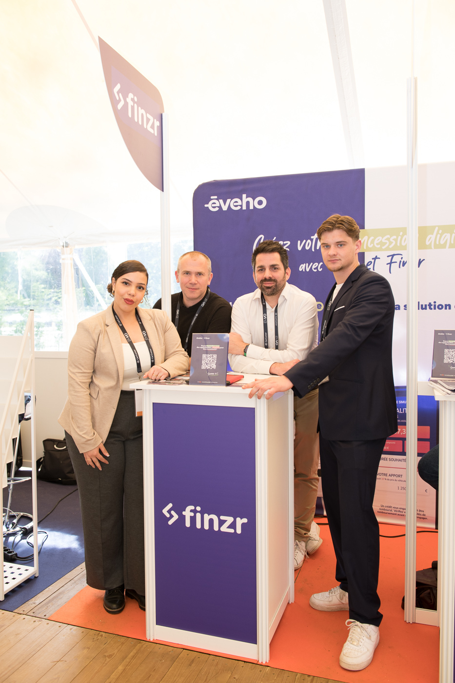 Partenariat Finzr et EVEHO au salon EMVO